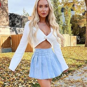 NWT Fashion Nova School Crush Skirt